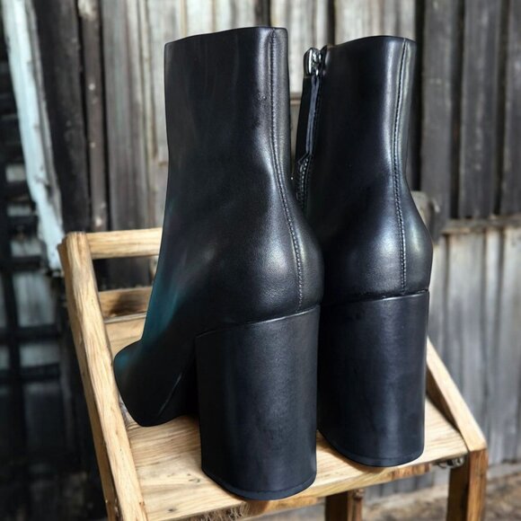 NWOB ASH JADE ( 37- 6.5-7 ) Black Butter Smooth Calfskin Exterior Ankle … - Picture 5 of 14